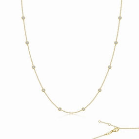 Modern Glow Lafonn Classic Station Necklace, 18"
