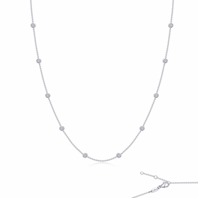 Lafonn Classic Station Necklace, 18" Vibrant Jewelry Design