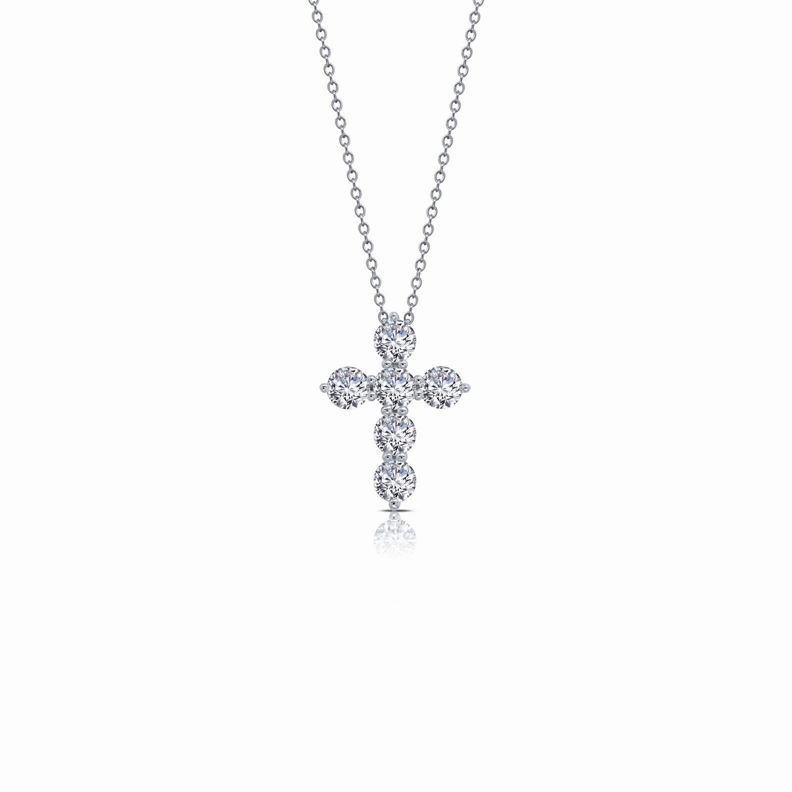 Lafonn Cross Pendant Structured Accent Structured Shape