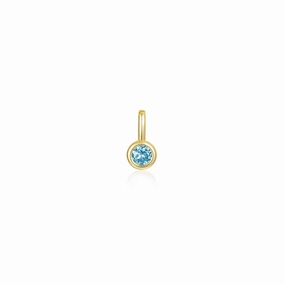 Lafonn December Bezel Birthstone Charm Cozy Glow