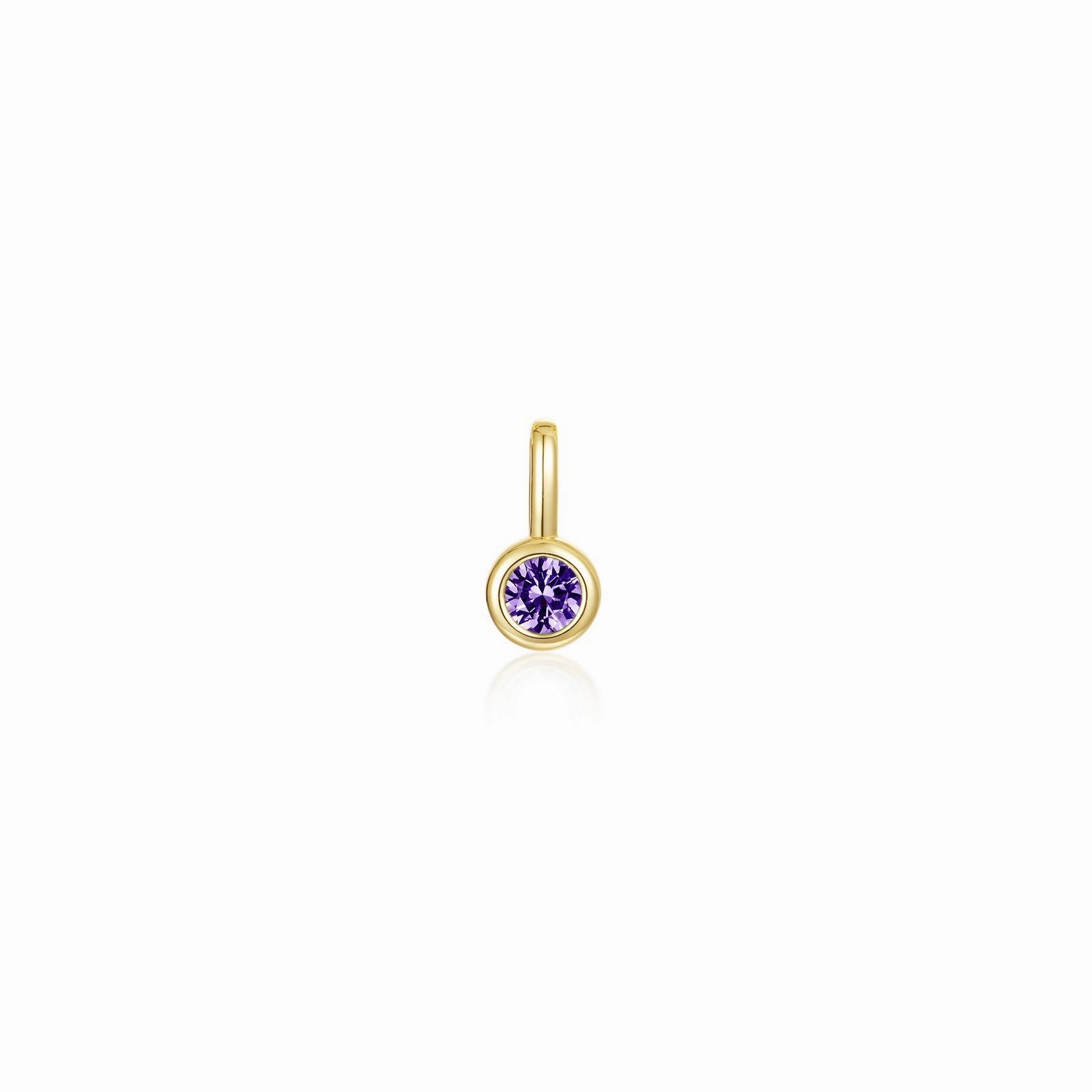 Lafonn February Bezel Birthstone Charm Sparkling Craftwork