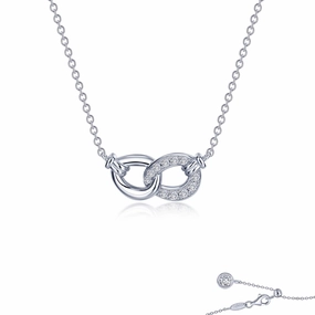 Daily Fashion Lafonn Interlocking Circles Necklace