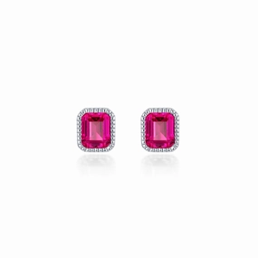 Pastel Mood Lafonn July Birthstone Solitaire Earrings