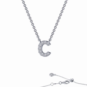 Lafonn Letter C Initial Necklace Glamorous touch