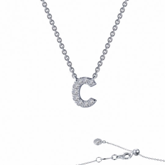 Lafonn Letter C Initial Necklace Glamorous touch