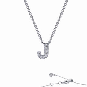 Luxury Flow Zoom Focus Lafonn Letter J Pendant Necklace