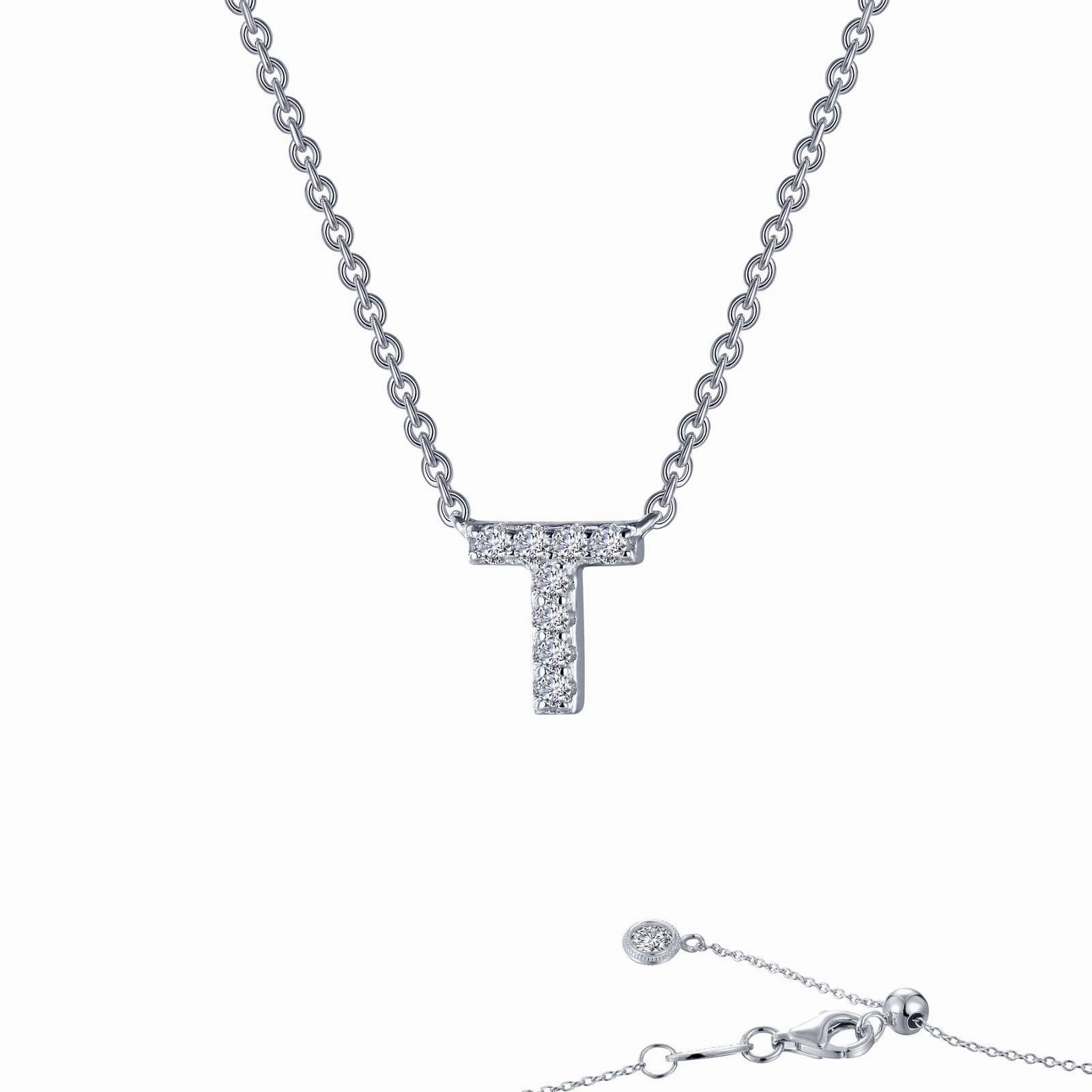 Lafonn Letter T Initial Necklace Distinct Look