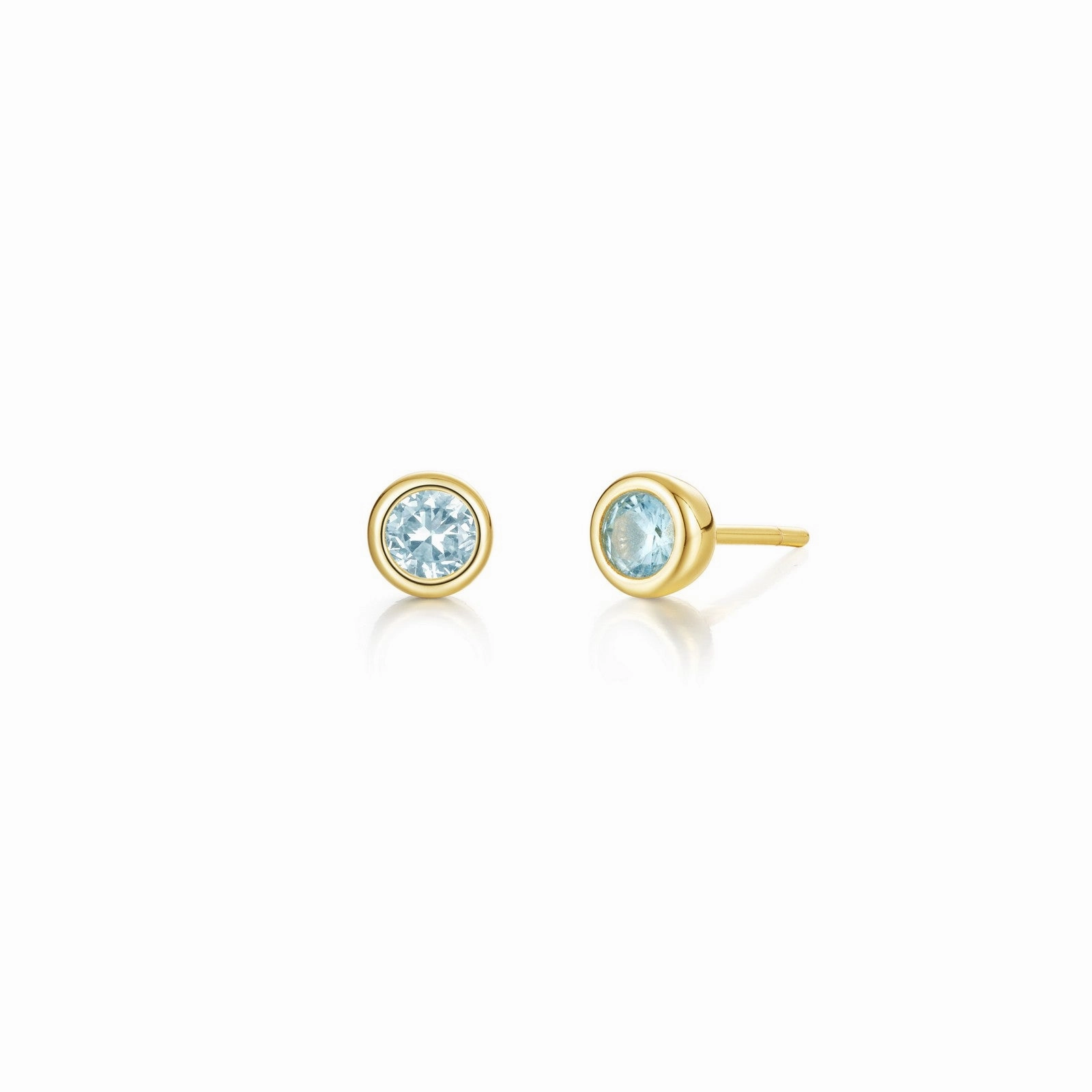 Lafonn March Bezel Birthstone Earrings Radiant Shine Layered Fit