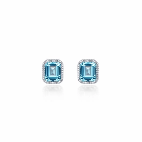 Lafonn March Birthstone Solitaire Earrings Evening Feature Stylish Pop