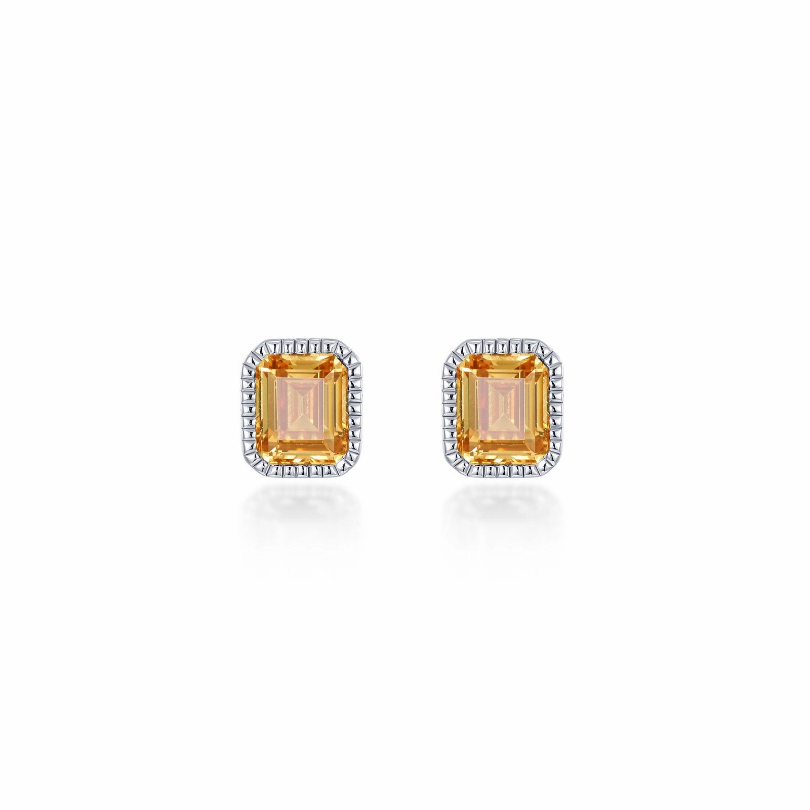 Bold Details Classic Sparkle Lafonn November Birthstone Solitaire Earrings