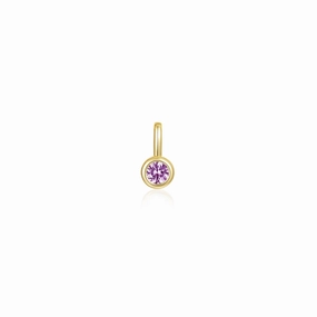 Luxe Moment Stylish Highlight Lafonn October Bezel Birthstone Charm