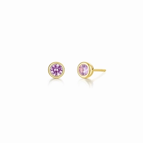 Enchanted Detail Lafonn October Bezel Birthstone Earrings