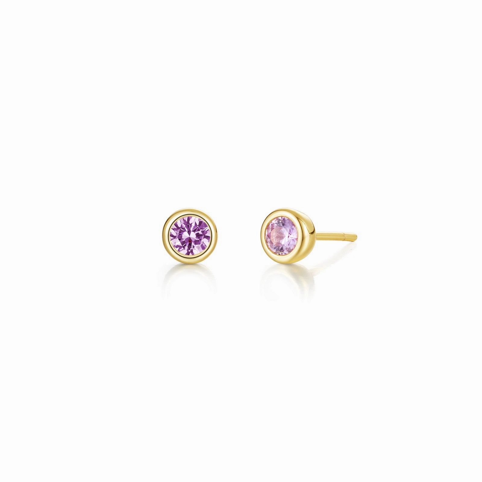 Enchanted Detail Lafonn October Bezel Birthstone Earrings