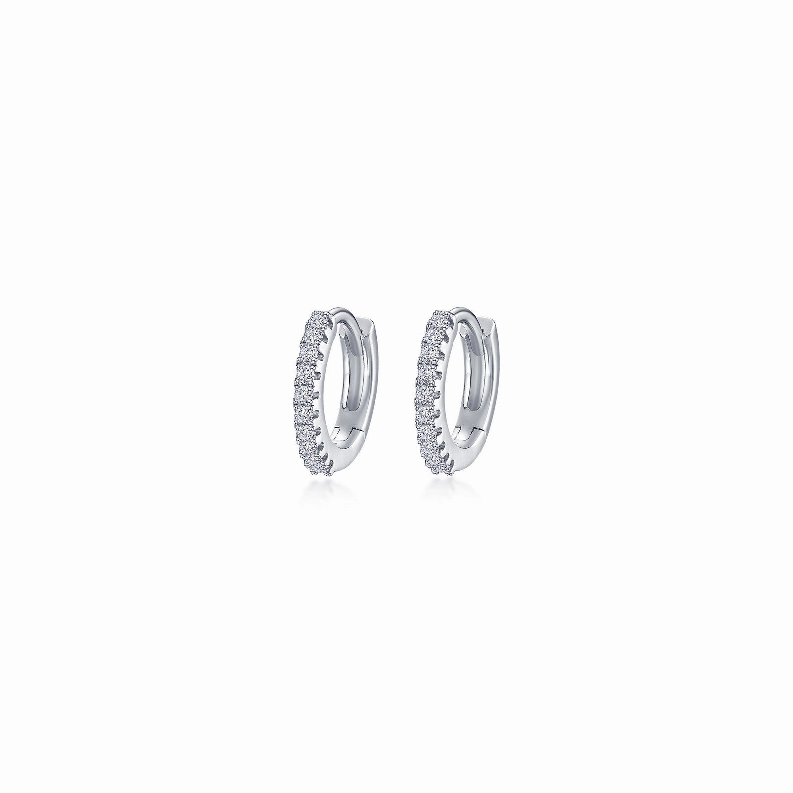 Lafonn Pave Huggie Earrings Smart Finish Elegant Radiance