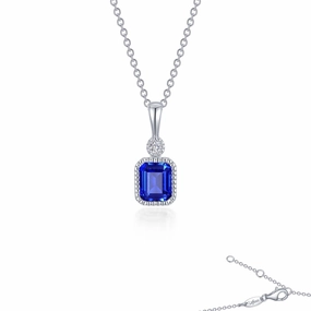 Impressive Accent Luxe style Lafonn September Birthstone Necklace
