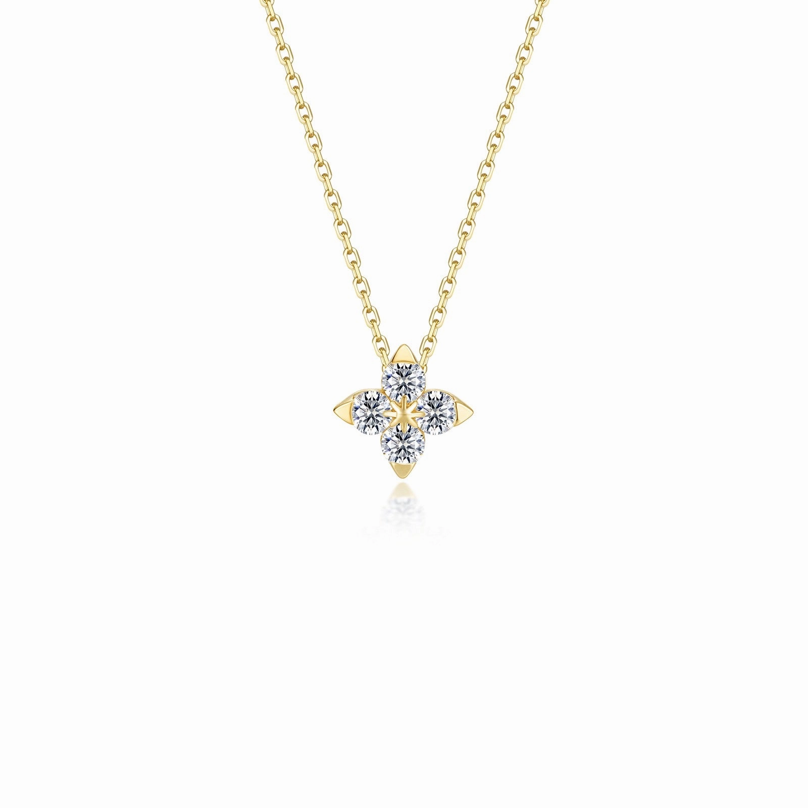 Lafonn Trillium Superbloom Necklace Delicate Feature