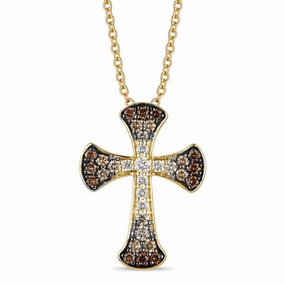 Brilliant Accent Luxury Set Le Vian Ombre Cross Pendant
