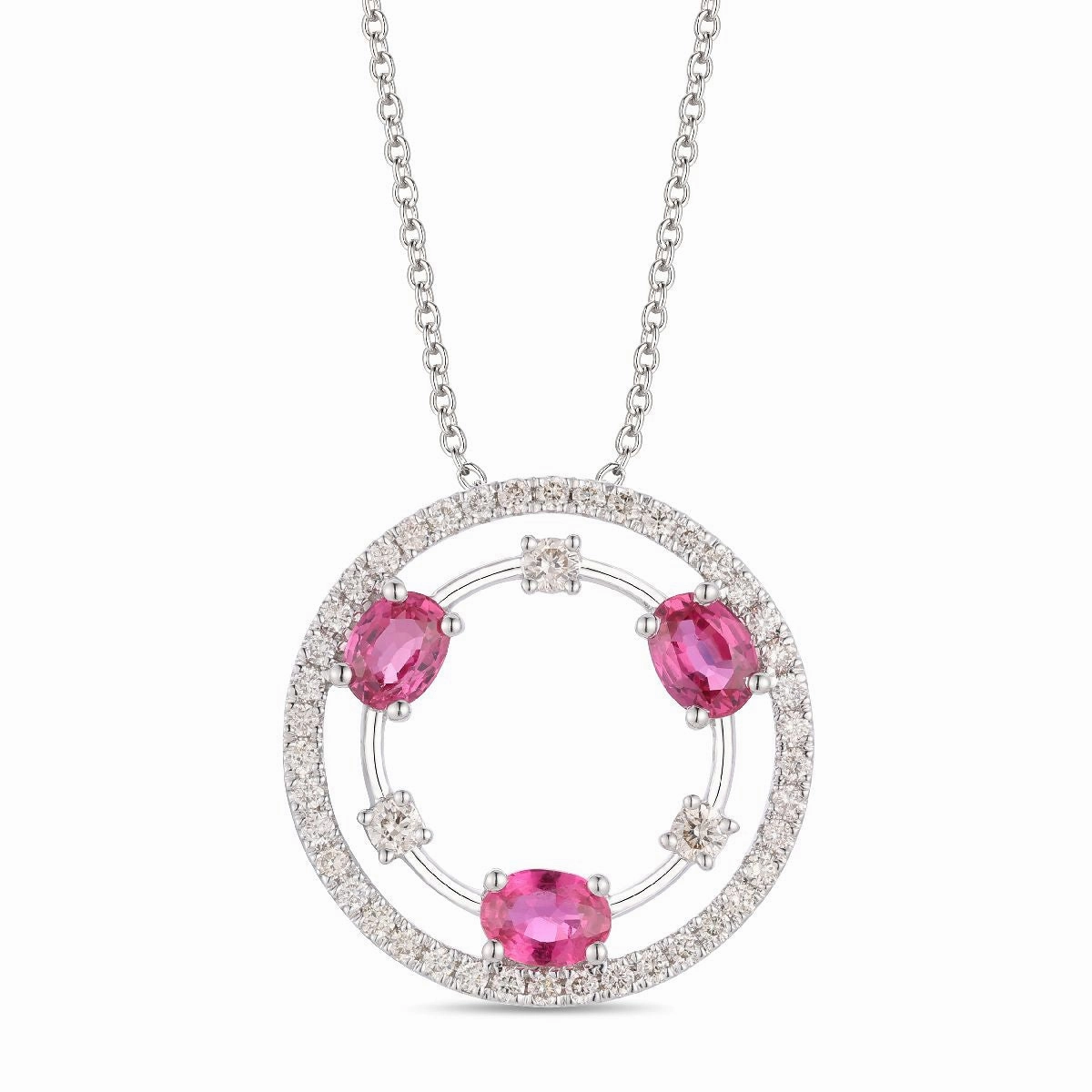 Unique Detail Seasonal Favorite Le Vian Passion Ruby Circle Pendant