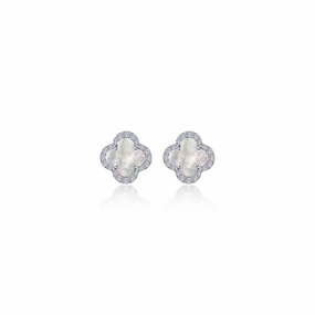Perfect Gift Luxury Craft Lafonn Mother-of-Pearl Clover Earrings