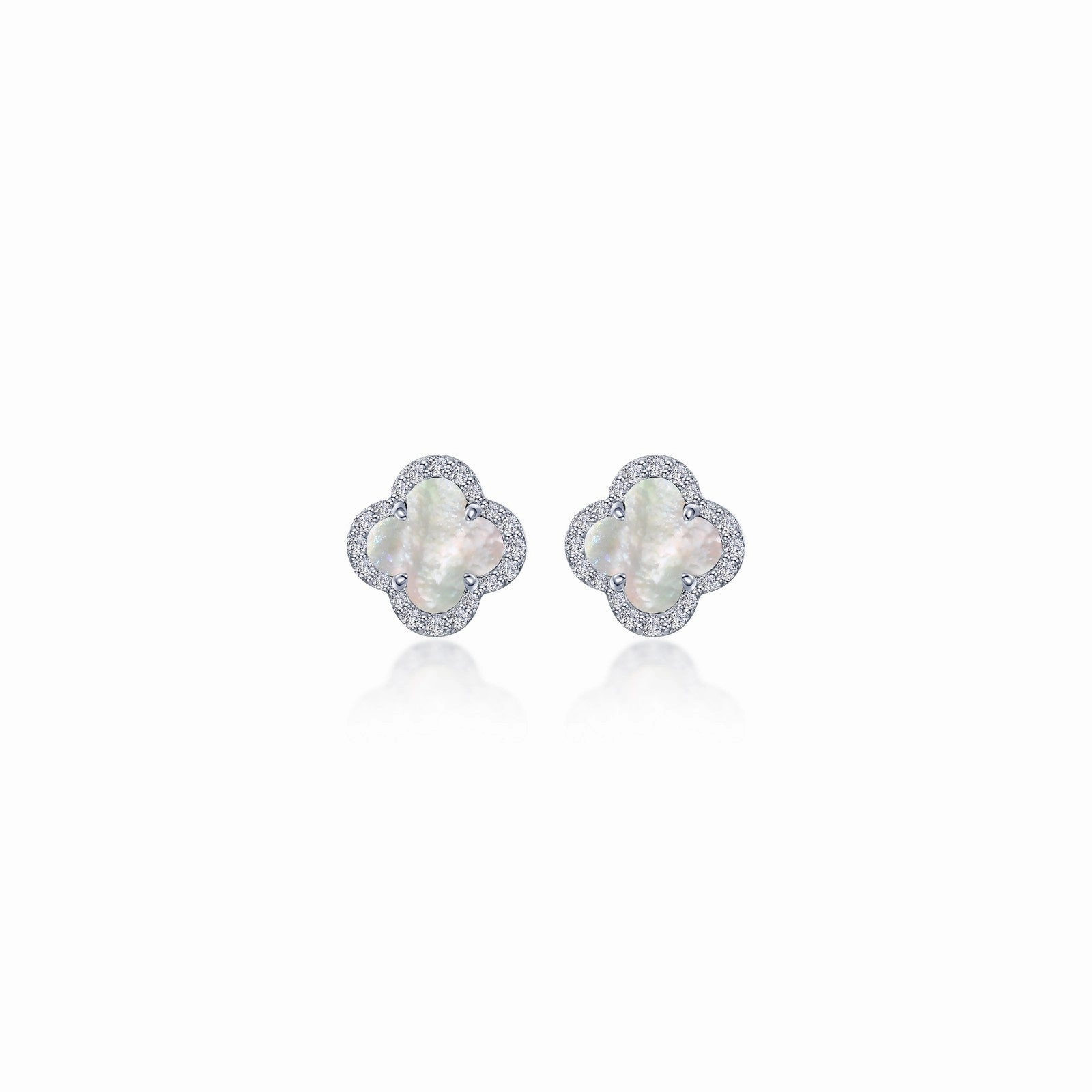 Perfect Gift Luxury Craft Lafonn Mother-of-Pearl Clover Earrings