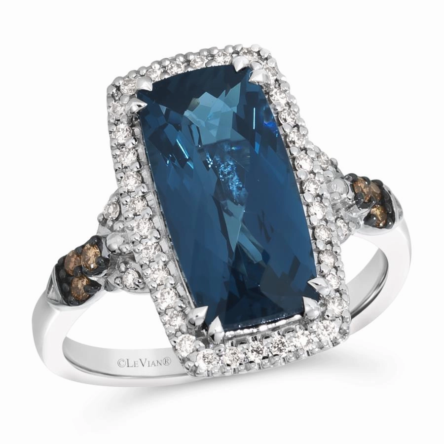 Le Vian Deep Sea Blue Topaz Ring Chic Glam