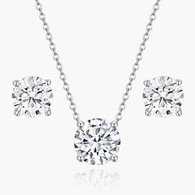 Solitaire 1.0ct CZ Set in Sterling Silver HighEnd Memento
