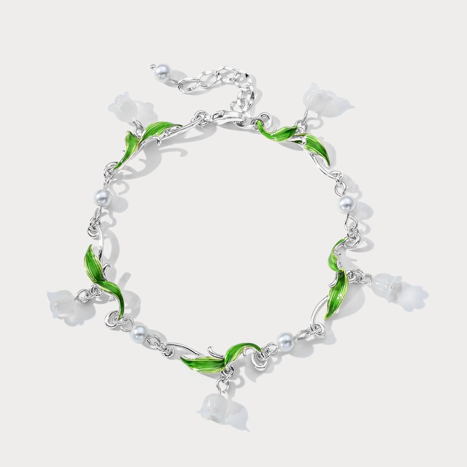 Lily of the Valley Charm Bracelet Meaningfully Crafted