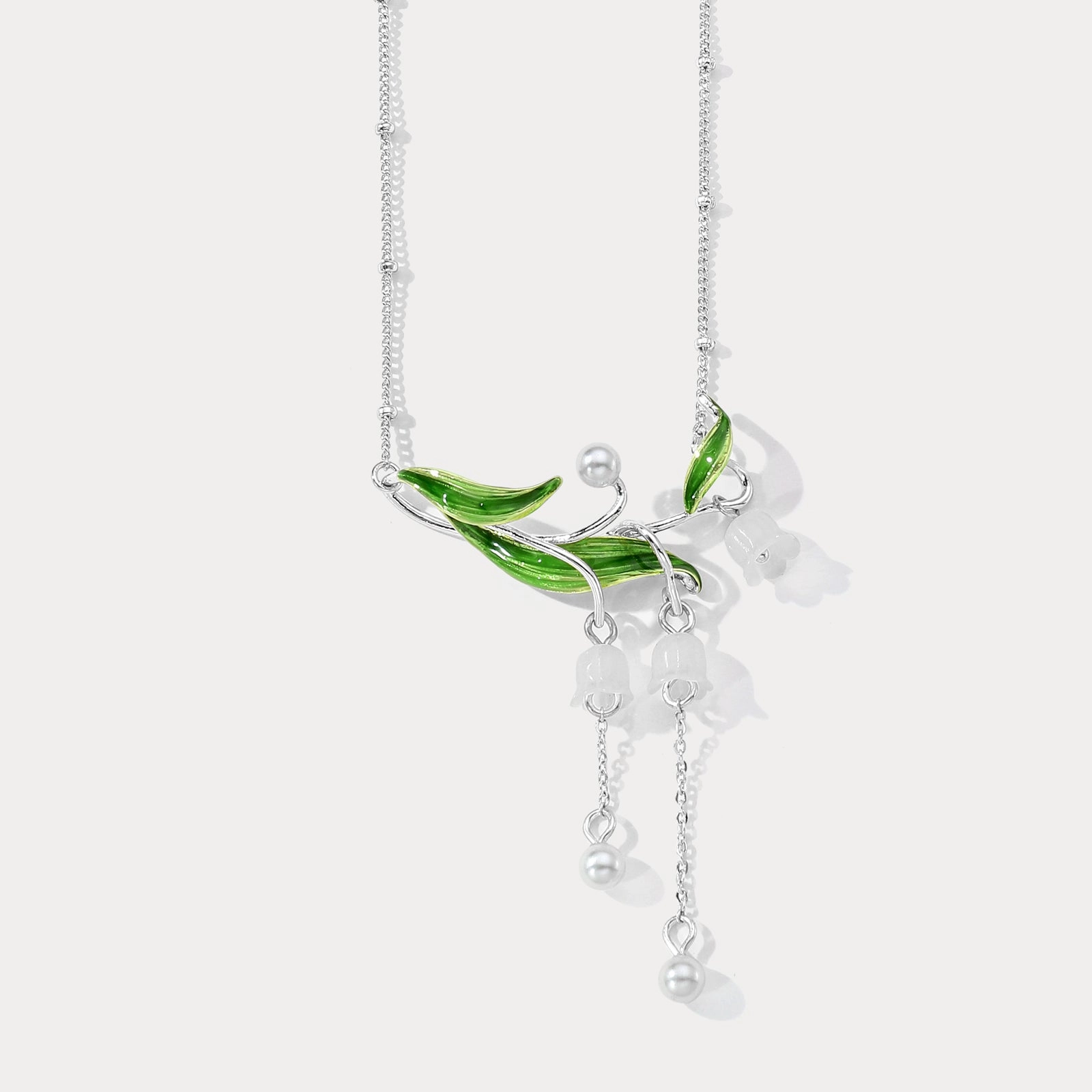 Lily of the Valley Drop Necklace Hooked Jewelry