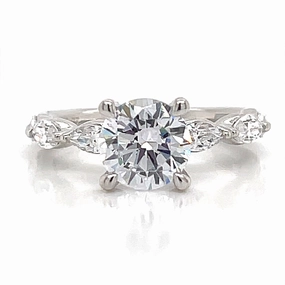 Superior Item A. Jaffe Marquise Engagement Ring Setting in White Gold