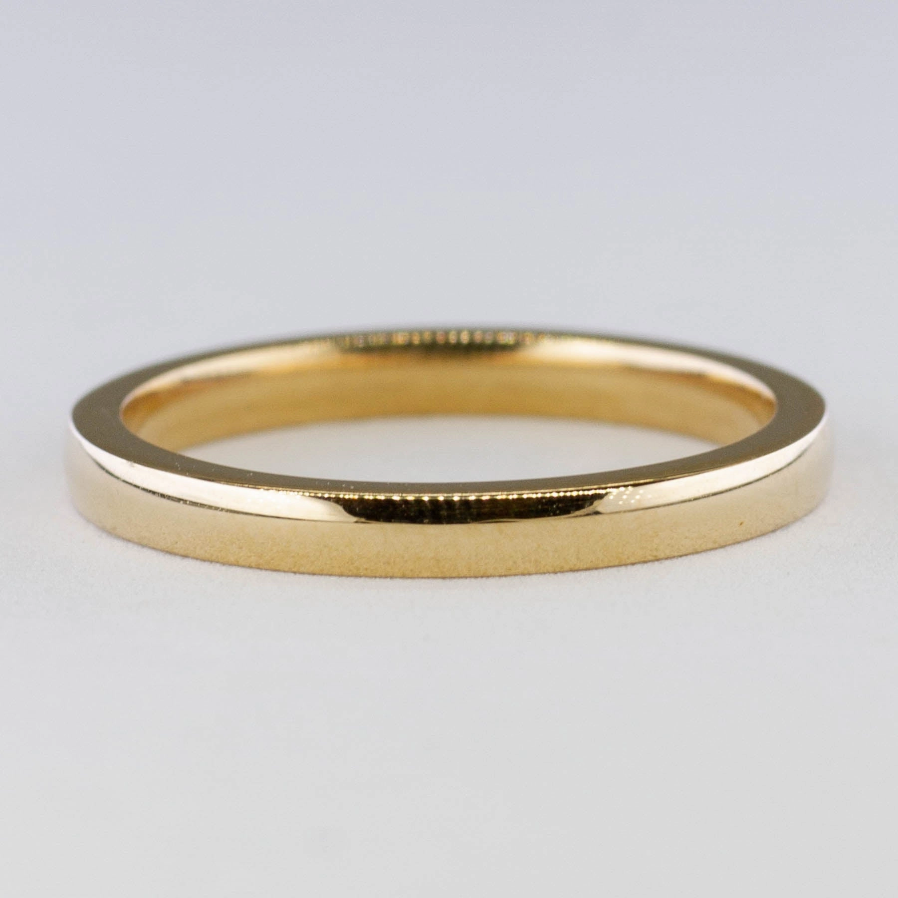 '100 Ways' 14k Yellow Gold Dainty Band | 2mm Romantic Detail