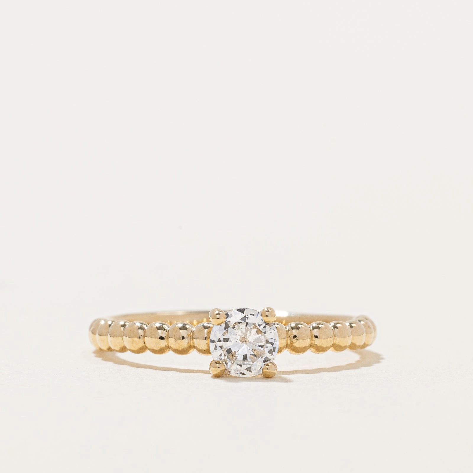 Fresh Detail Casual Style '100 Ways' GIA Certified Diamond Ring | 0.31ct | SZ 6.75 |