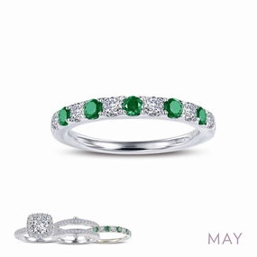 Gloss Shine Lafonn May Birthstone Stackable Ring