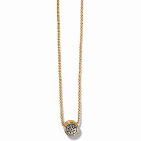 Gifting Vibes Brighton Ferrara Two Tone Luce Mini Pendant Necklace