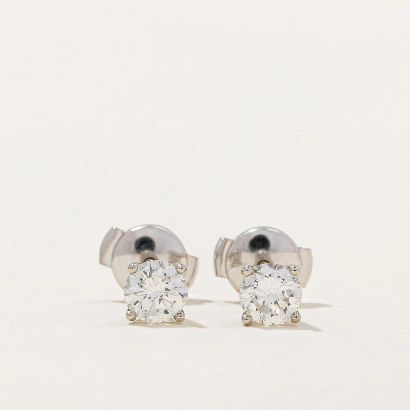 Sophisticated Appeal Gala Look 100 Ways' GIA Certified Diamond Stud Earrings | 0.83ctw VS1/VS2 G |