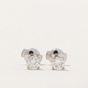 Sophisticated Appeal Gala Look 100 Ways' GIA Certified Diamond Stud Earrings | 0.83ctw VS1/VS2 G |