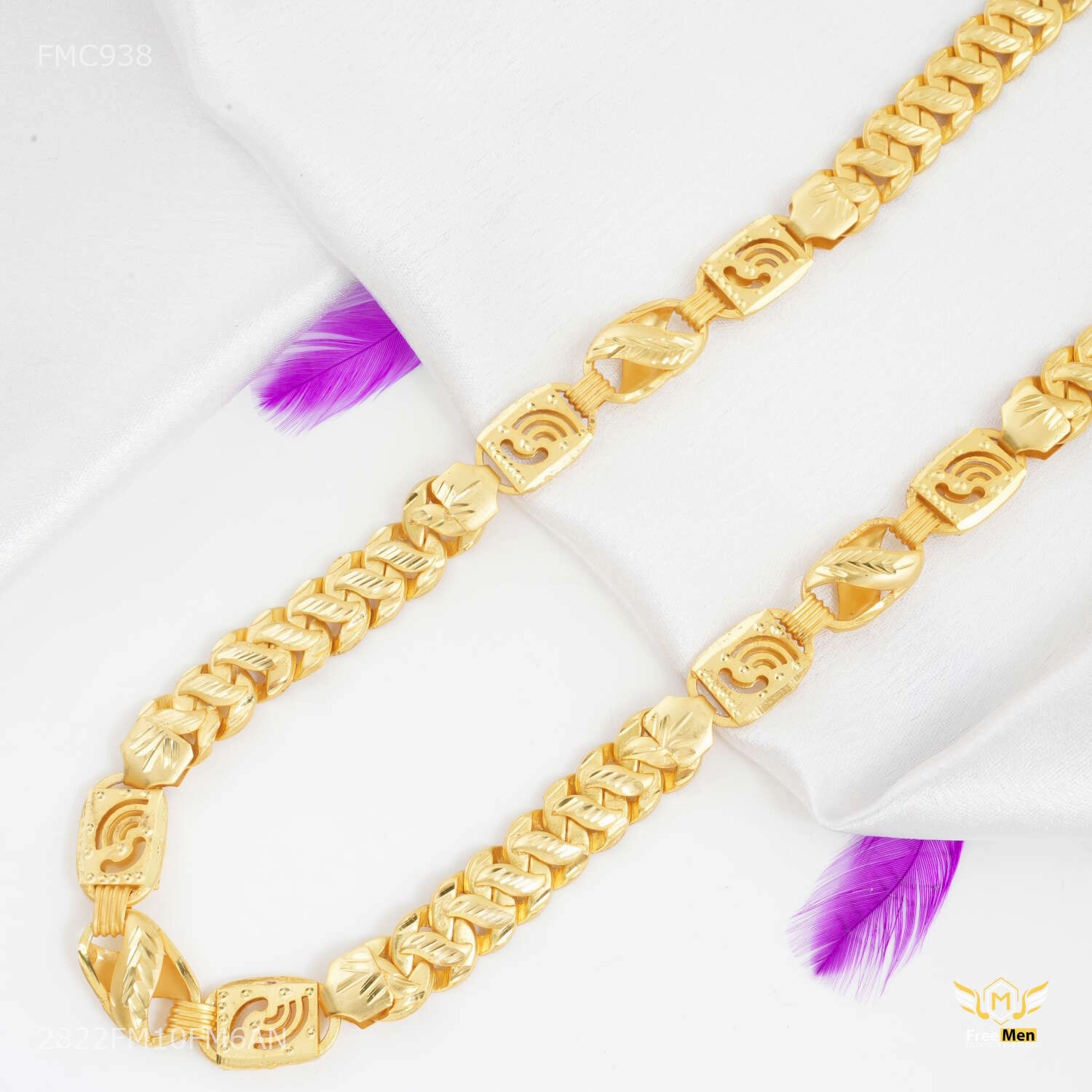 Custom Gifts Glow Detail Designer Wifi with Pokel Chain for Man - FMC938