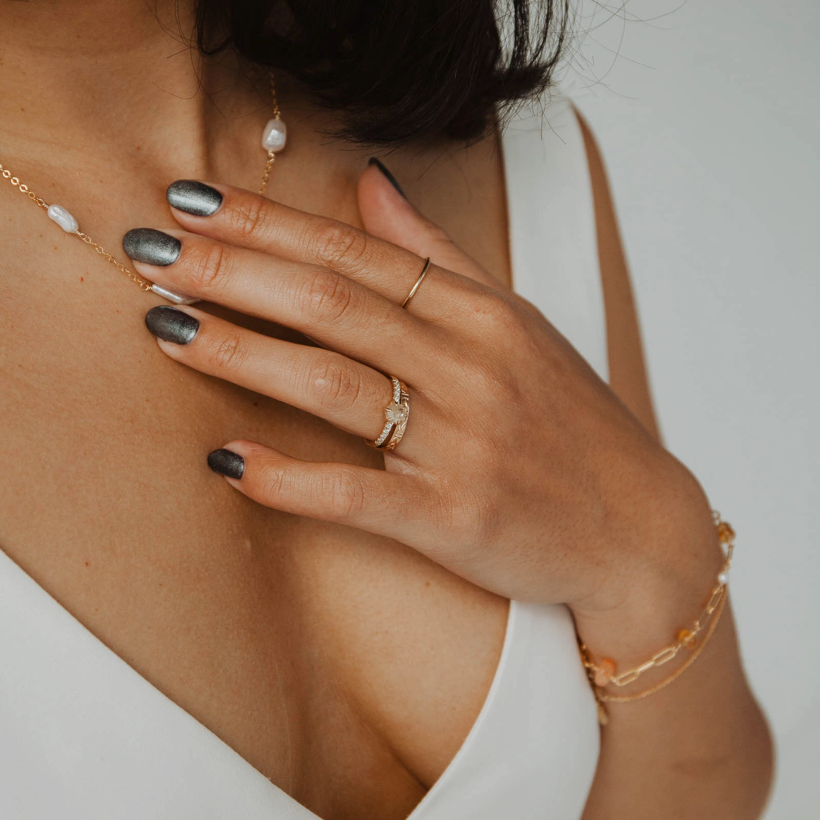 Finnley Ring - White Mined Diamond Prize Piece Future Classic