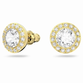 Petite Accent Artisan Finish Swarovski Angelic Stud Earrings