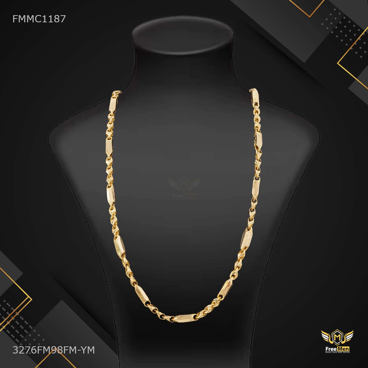 Luxury with Shini Arrow cut Chain for Man - FMMC1187 Statement Feature