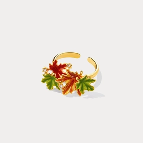 HighEnd Work Matching accessory Maple Leaf Ring