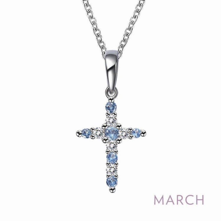 March Birthstone Necklace Signature Look