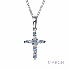March Birthstone Necklace Signature Look