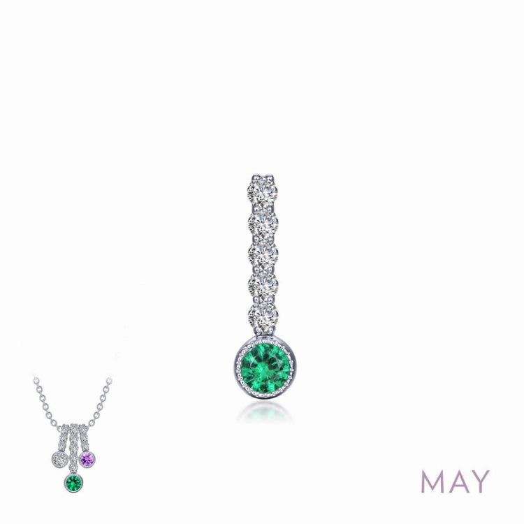 May Birthstone Love Pendant Effortless Charm Quick Spark