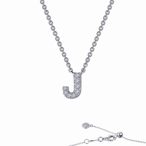 Letter J Pendant Necklace Timeless Shine Shine