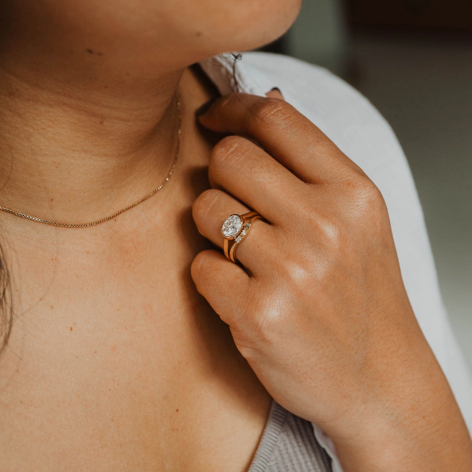 Avery Ring - Moissanite Youth Present