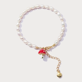 Indispensable Find Top Seller Mushroom Pearl Bracelet