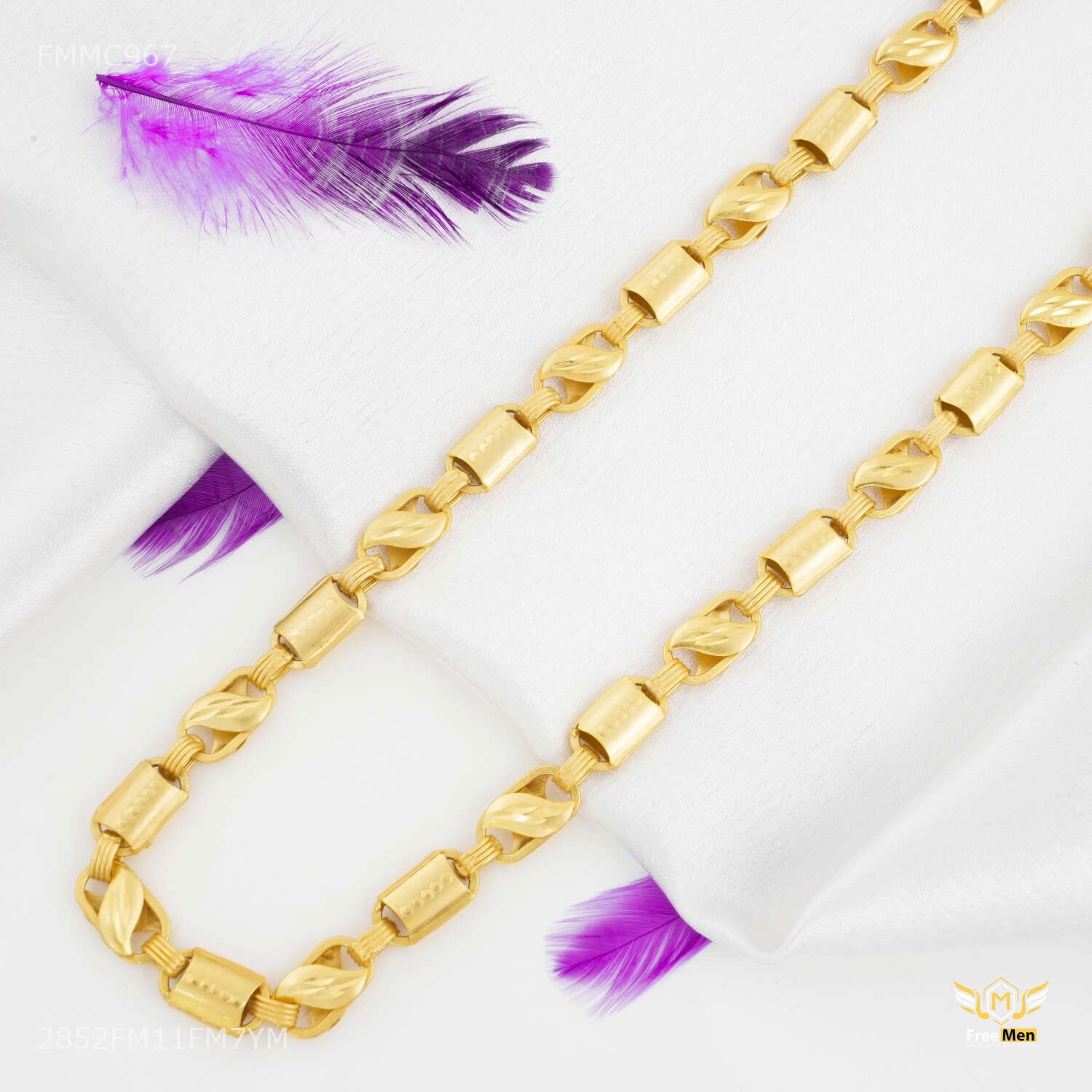 Travel Friendly New Nawawb with Mix lotus Chain for Man - FMMC967