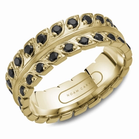 Balanced Harmony Noam Carver Anniversary/Eternity Diamond Wedding Ring in 14K Yellow Gold (1.23ctw)