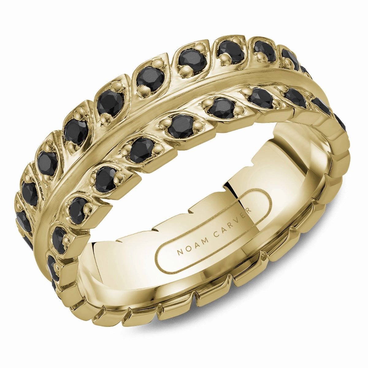 Balanced Harmony Noam Carver Anniversary/Eternity Diamond Wedding Ring in 14K Yellow Gold (1.23ctw)