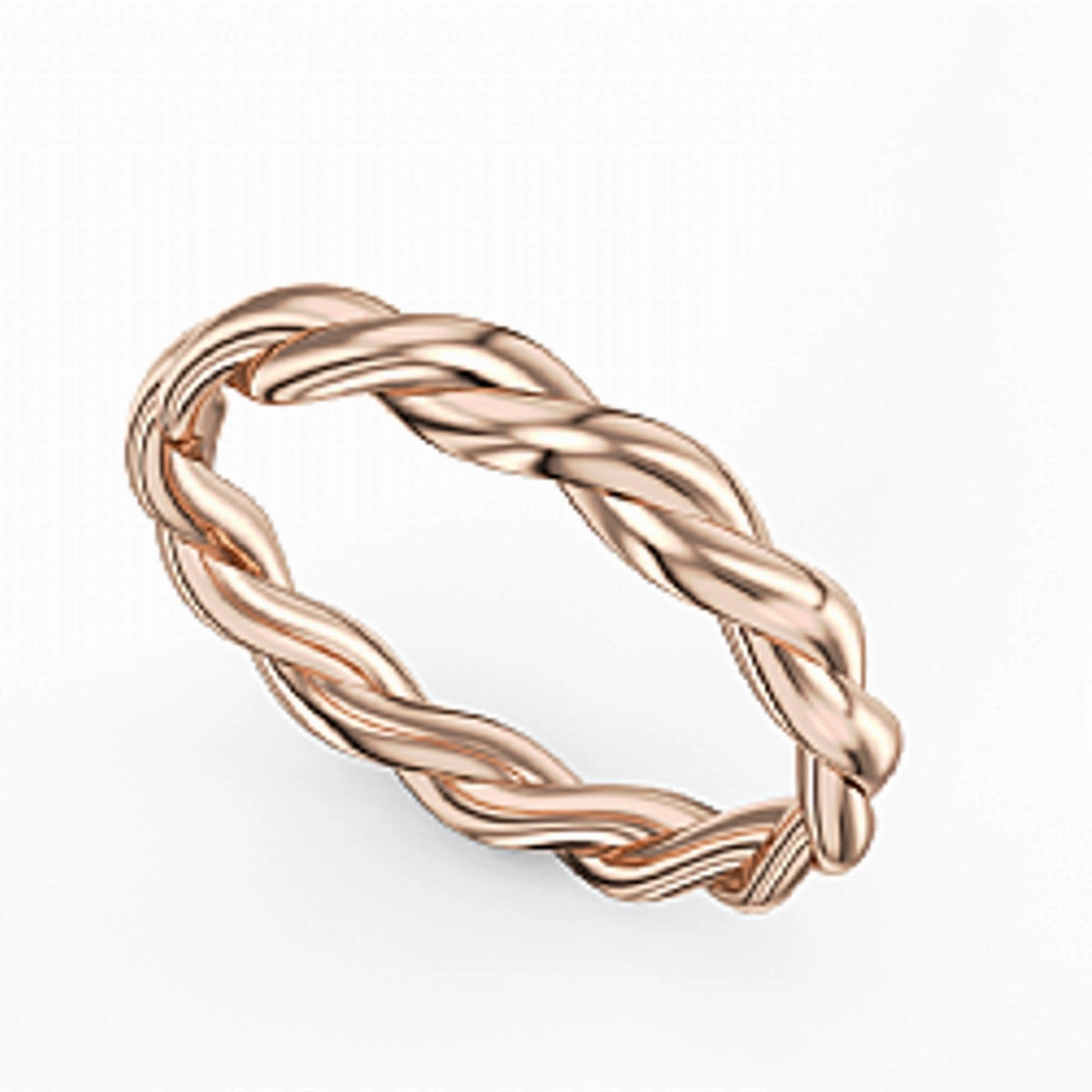 Noam Carver Mens Wedding Band in Rose Gold Leaf Motif Perfect Present